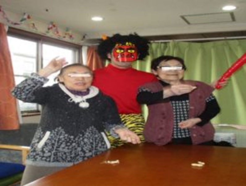 節分の豆まきを行いました♪