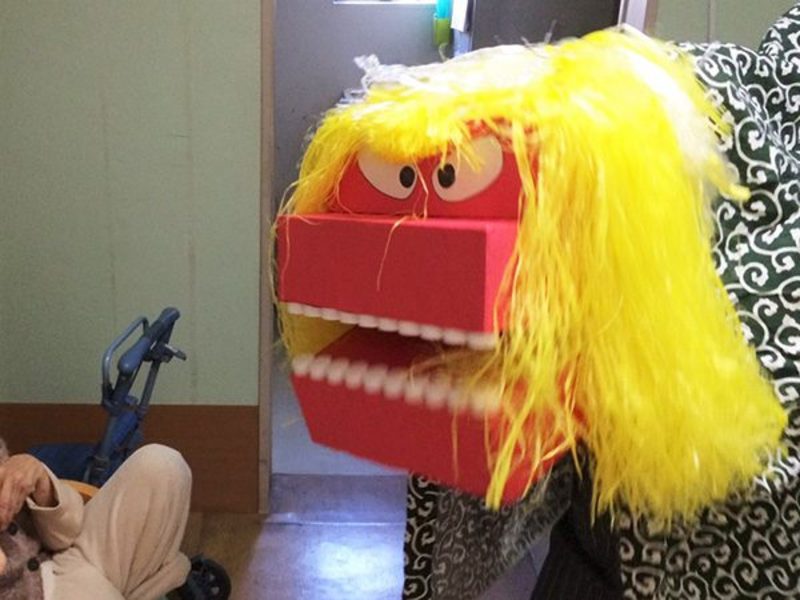 ライブラリ大森東１番館_獅子舞