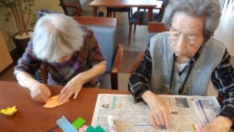 折り紙レクリエーション