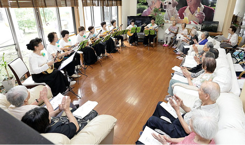 マンドリンの優しい音色に癒されました