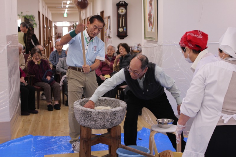 餅つき大会