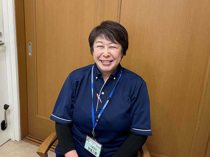 介護介護主任　安達久恵さん