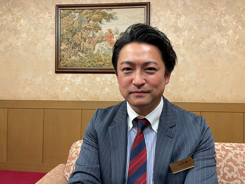入居相談室室長　佐野善行さん