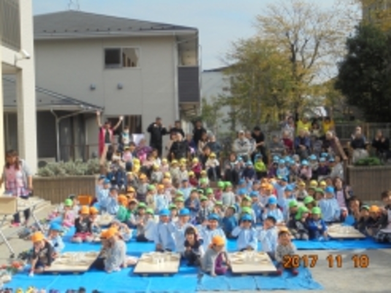 きらきら保育園との合同カレーパーティー