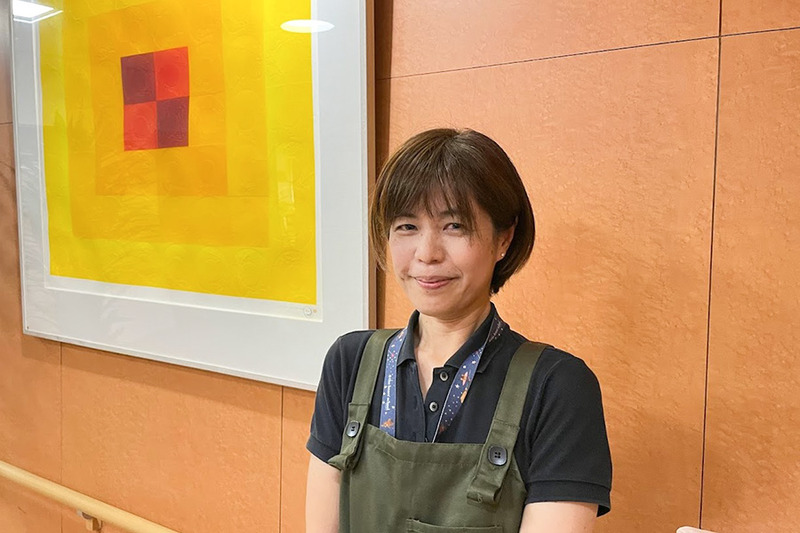 2階フロアリーダー　堀田智佳子さん