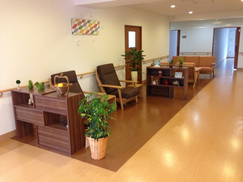 １階の談話スペースです。