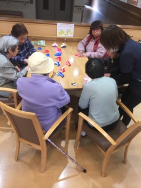 ひなまつり準備