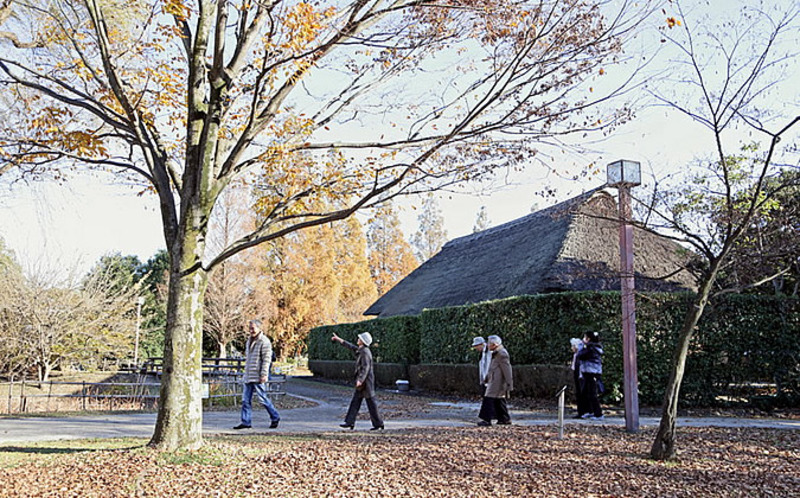 古民家園で秋を堪能