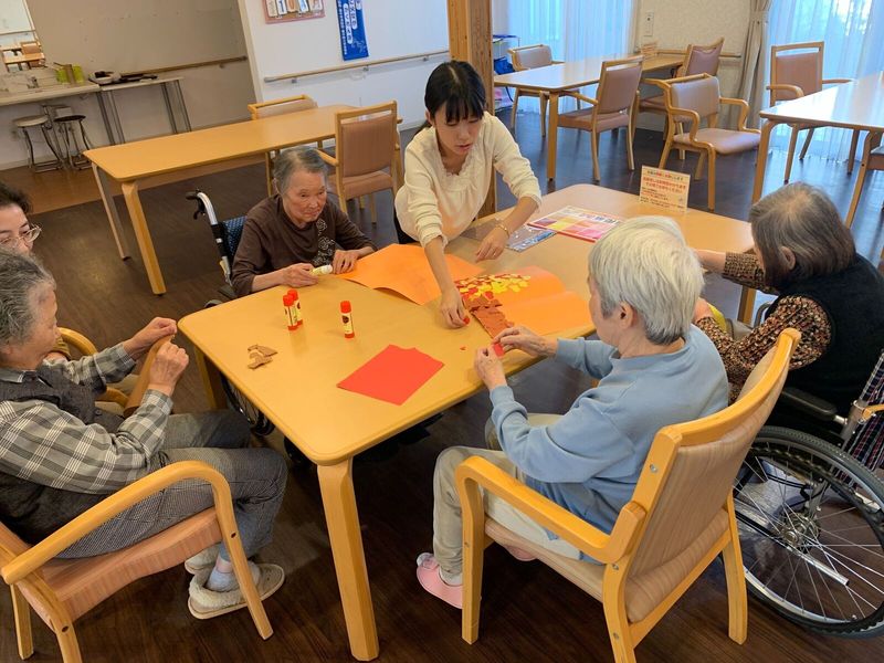 ちぎり絵作成イベント