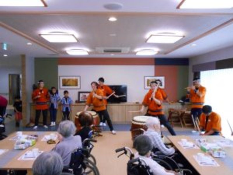 和太鼓ボランティアさん来訪